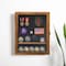 Flash Furniture Maverick 11x14 Solid Pine Medals Display Case w/3 Channel Grooved Removable Shelves in Rustic Brown HMHD-23M014YBN1-RSTBRN-1114-GG - alternate 9
